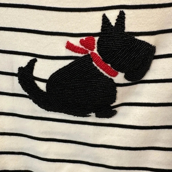 COPY - Charter Club Scottie Dog Doggie Puppy long sleeve Medium - Picture 2 of 5